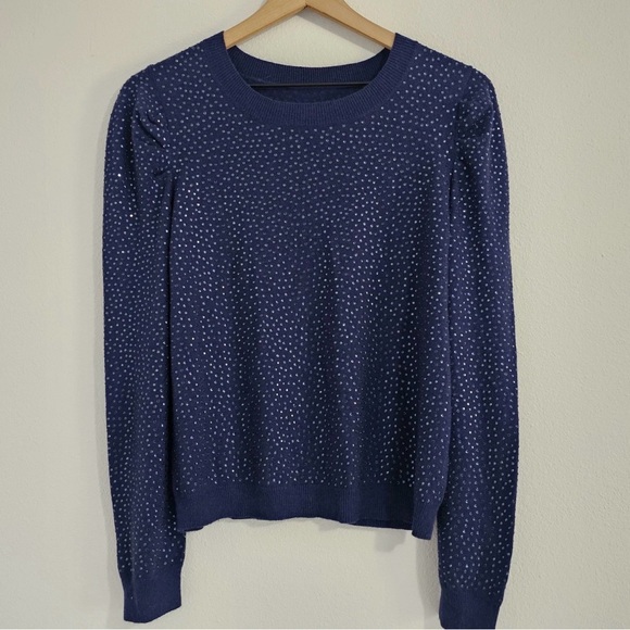 Alice + Olivia Sweaters - Alice + Olivia - Rhinestone Sweater Angora/Wool/Cashmere Cozycore Maximalist